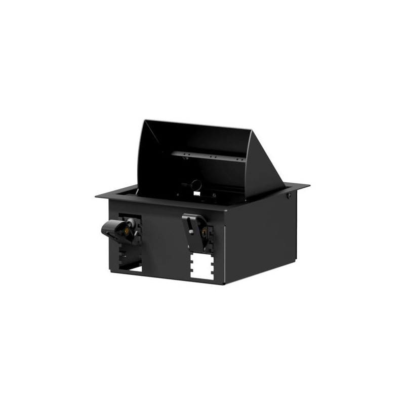 CAYMON CASY024/B CASY In-table mount box - 4 space Black version - RAL9004